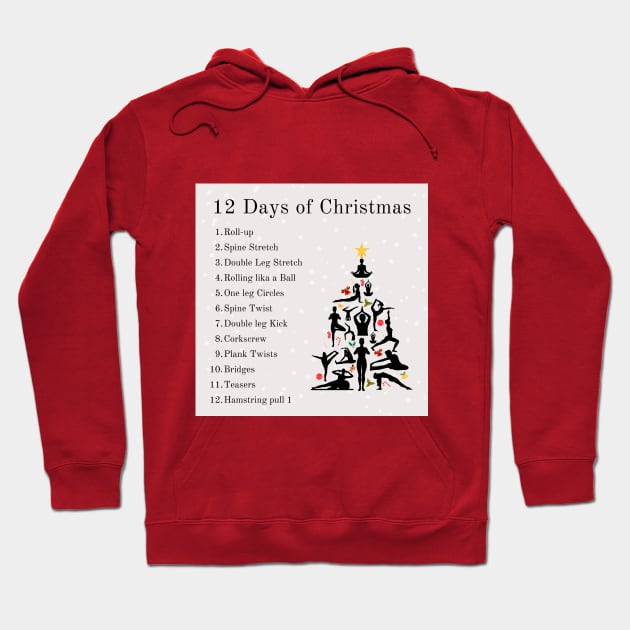 Pilates Christmas Hoodie by create